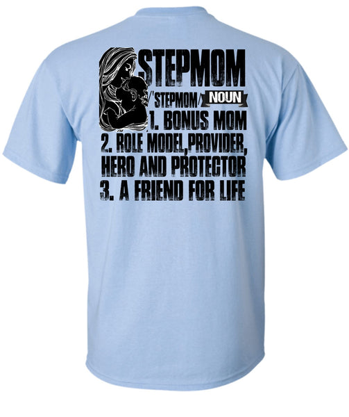 Step Mom T Shirt, I Love Mom T Shirt