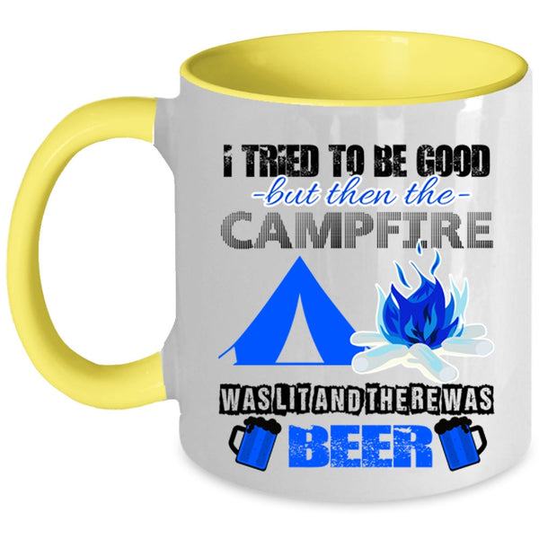 There Was Beer Coffee Mug, Campfire Was Lit Accent Mug