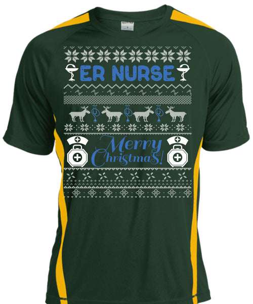 ER Nurse Merry Christmas T Shirt, Being A Nurse T Shirt, Cool Shirt