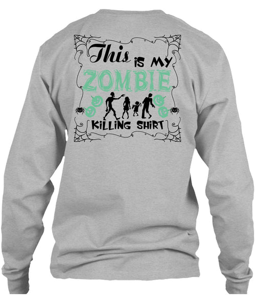 This Is My Zombie Killing T Shirt, Wait For Halloween T Shirt