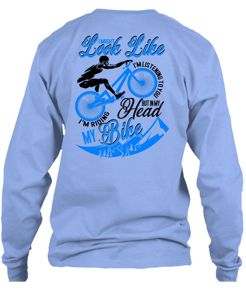 I'm Riding My Bike T Shirt, I Love Biker T Shirt