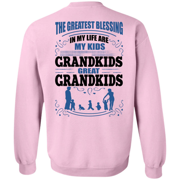 I Love Grandson T Shirt, My Kids Grandkids Great Grandkids Sweatshirt