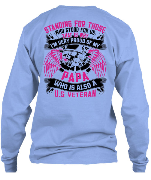 I'm Very Proud Of My Papa T Shirt, I Love Papa T Shirt