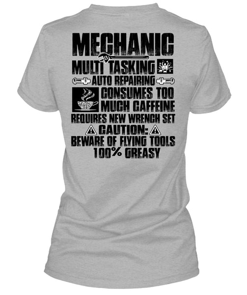 Mechanic Multitasking T Shirt, I Love Mechanic T Shirt