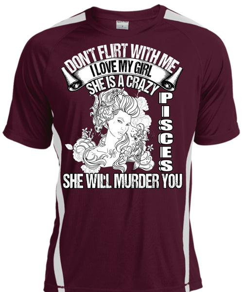 She Is A Crazy Pisces T Shirt, I Love My Girl T Shirt, Cool Shirt