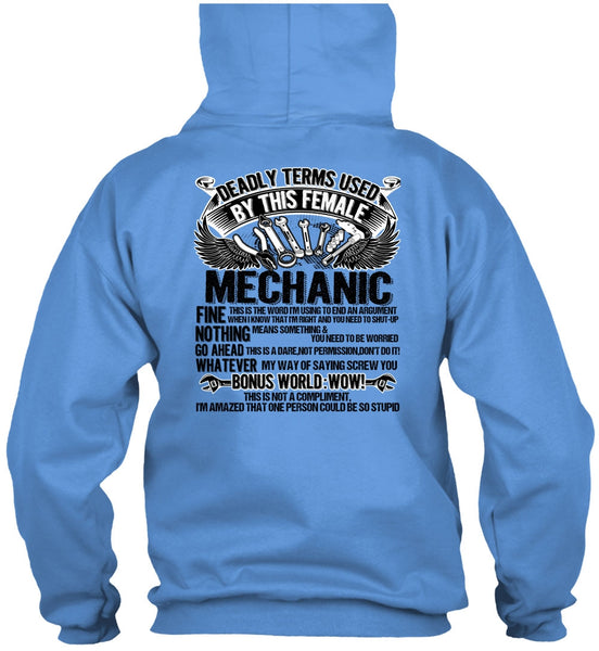 This Female Mechanic T Shirt, I Love Mechanic T Shirt