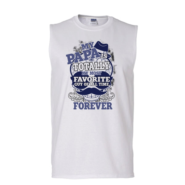 My Papa T Shirt, Coolest Papa Eve T Shirt, Awesome t-shirts (Men's Cotton Sleeveless)