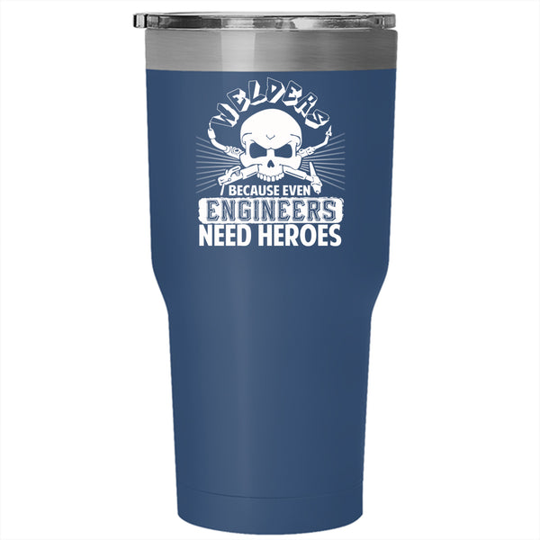 Welders Tumbler 30 oz Stainless Steel, Cool Gift For Welders Travel Mug