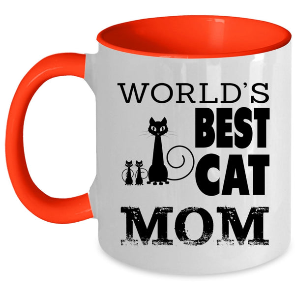 Cute Softball Mom Coffee Mug, This Softball Mom Loves Her Softball Girl Accent Mug