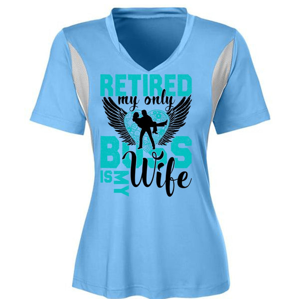 Retired My Only Boss Is My Wife T Shirt, I Love Wife T Shirt, Awesome T-Shirts