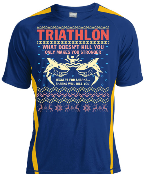 Triathlon What Doesn't Kill You T Shirt, I Love Christmas T Shirt, Cool Shirt