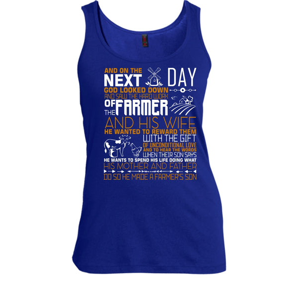 The Hard Work Of The Farmer T Shirt, He Made A Farmer's Son T Shirt, Cool T Shirt