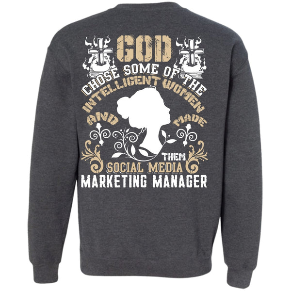 Intelligent Women T Shirt, I Love Manager Sweatshirt