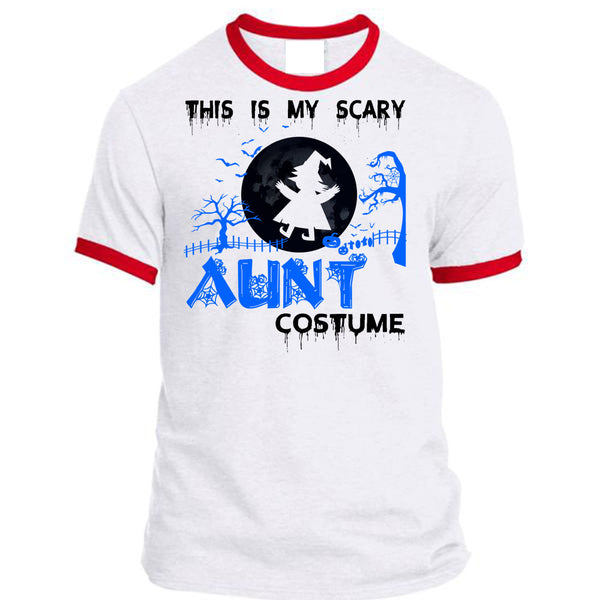 This Is My Scary Aunt Costume T Shirt, Wait For Halloween T Shirt, Awesome T-Shirts