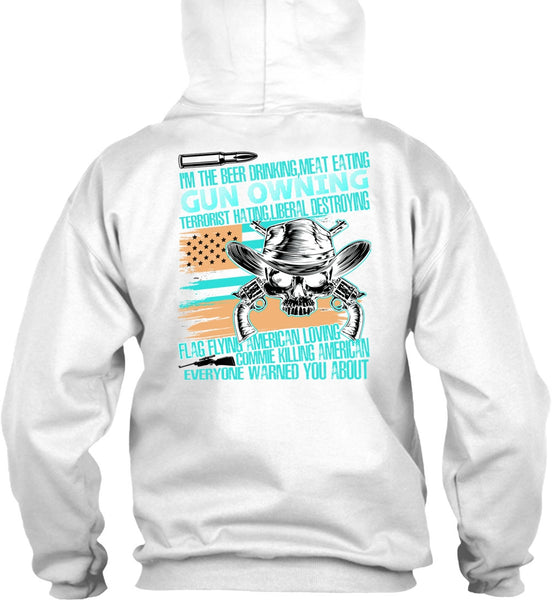 Meat Eating Gun Owning T Shirt, I Love Veteran T Shirt