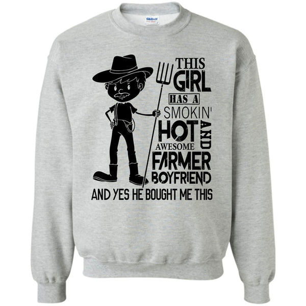 Gift Farmer T Shirt, Awesome Farmer Boyfriend Sweatshirt