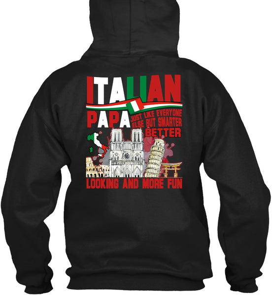 Italian Papa T Shirt, Smarter Looking T Shirt
