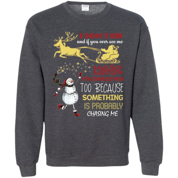 Coolest Merry Christmas Gift T Shirt, I Am A Runner Sweatshirt