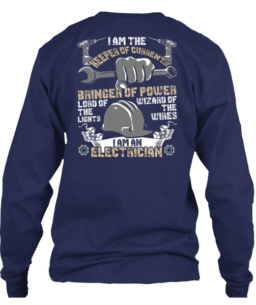 I Am An Electrician T Shirt, Keeper Of Currents T Shirt