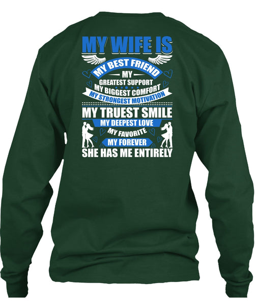 My Wife Is My Best Friend T Shirt, My Favorite My Forever T Shirt