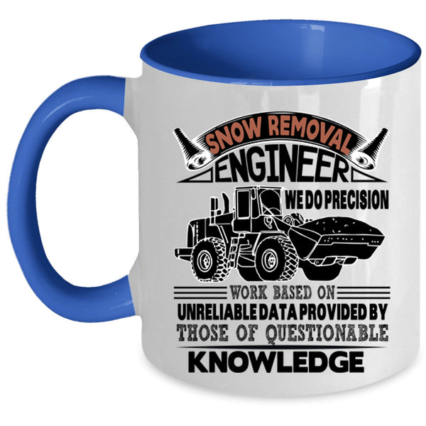 Cool Engineer Coffee Mug, Snow Removal Engineer Accent Mug