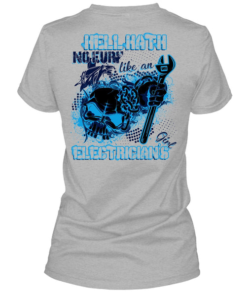 Like An Electrician's Girl T Shirt, I Love Electrician T Shirt