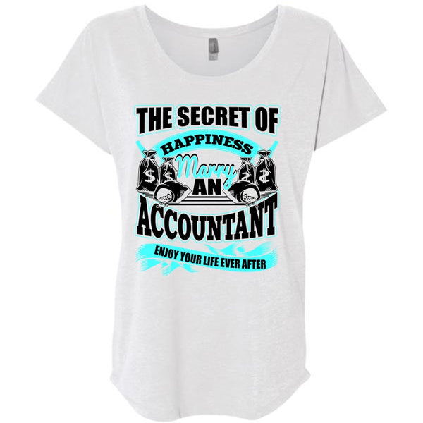 Happiness Marry An Accountant T Shirt, I Love Accountant T Shirt, Awesome T-Shirts