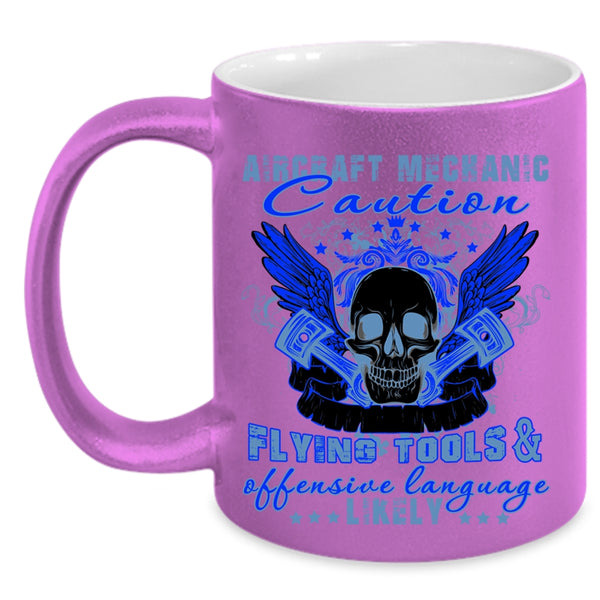 Cool Aircraft Mechanics Coffee Mug, Aircraft Mechanics Accent Mug
