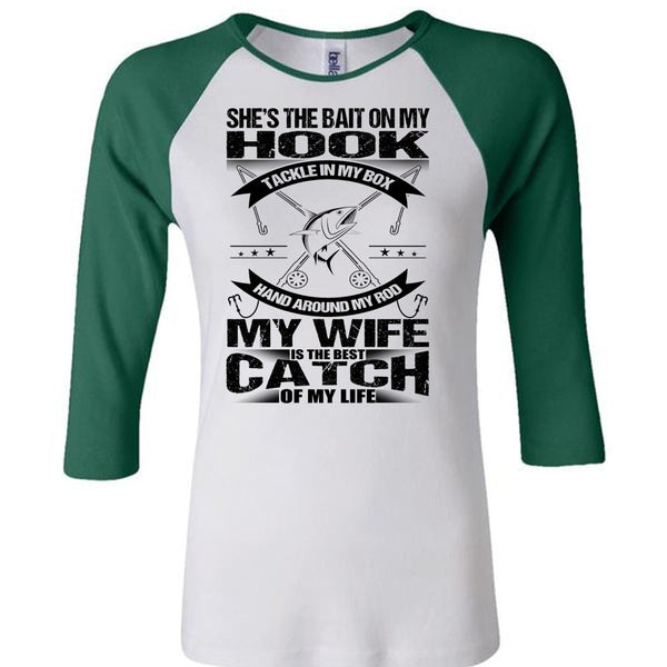 She's The Bait On My Hook T Shirt, I Love Fish T Shirt, Awesome T-Shirts
