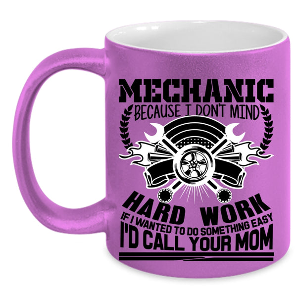 Cute Mechanics Coffee Mug, Mechanic Accent Mug
