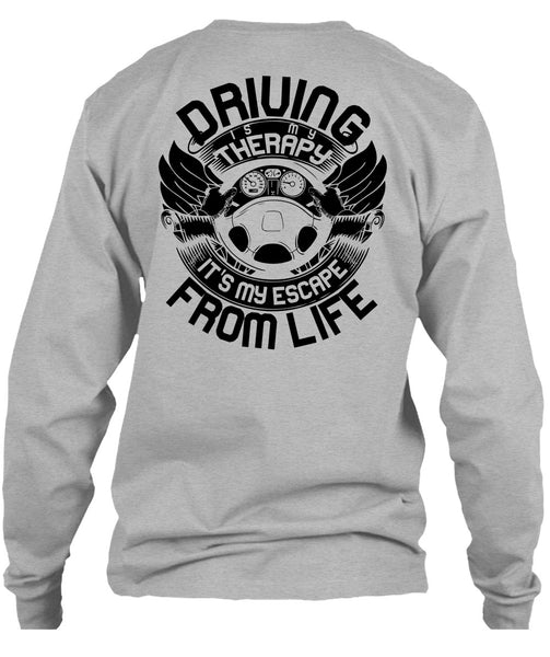 Driving Is My Therapy T Shirt, I Love Car T Shirt