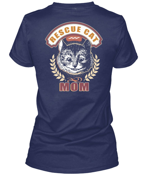 Rescue Cat Mom T Shirt, I Love My Cat T Shirt
