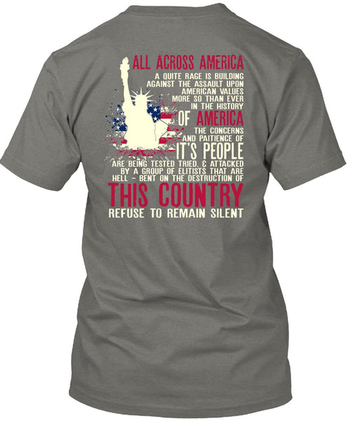 All Across America T Shirt, Being A Veteran T Shirt
