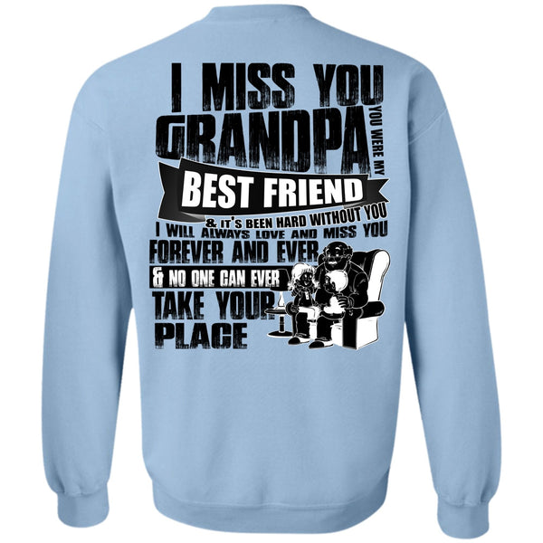 I Love Grandpa T Shirt, I Miss You Grandpa Sweatshirt