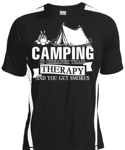 A black t-shirt with the shopify logo