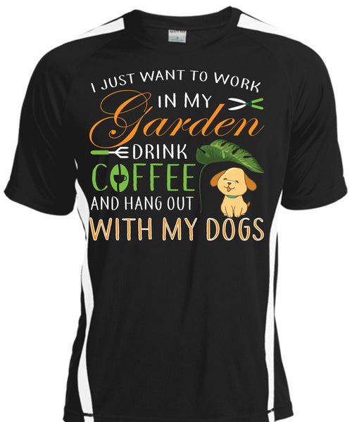 A black t-shirt with the shopify logo