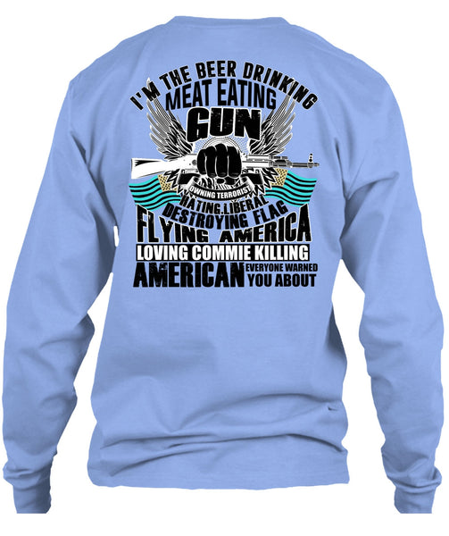 Meat Eating Gun T Shirt, I Love Gun T Shirt