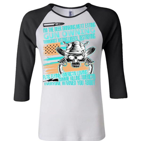 Meat Eating Gun Owning T Shirt, I Love Veteran T Shirt, Awesome T-Shirts