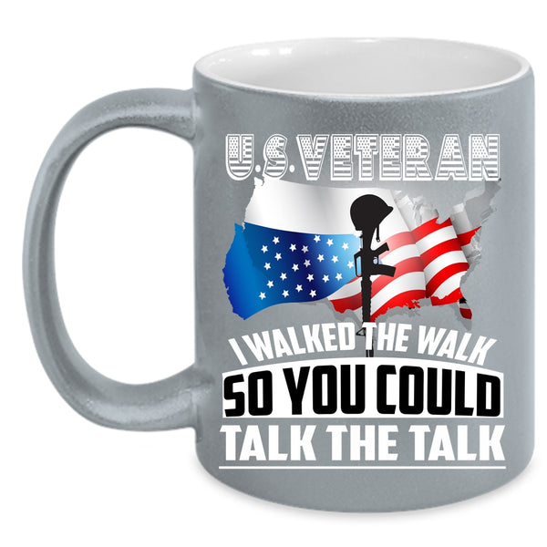 U.S Veteran Coffee Mug, American Flag Coffee Cup