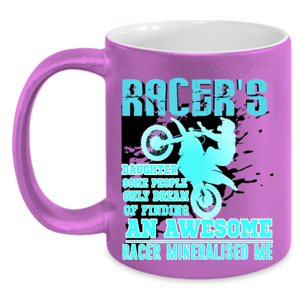 An Awesome Racer Coffee Mug, Racer's Daughter Accent Mug