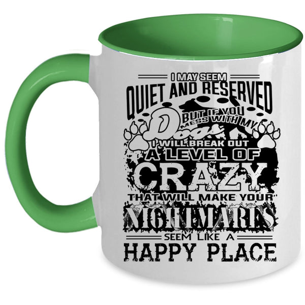 Don't Mess With My Dog Mug, Cool Gift For My Son Cup