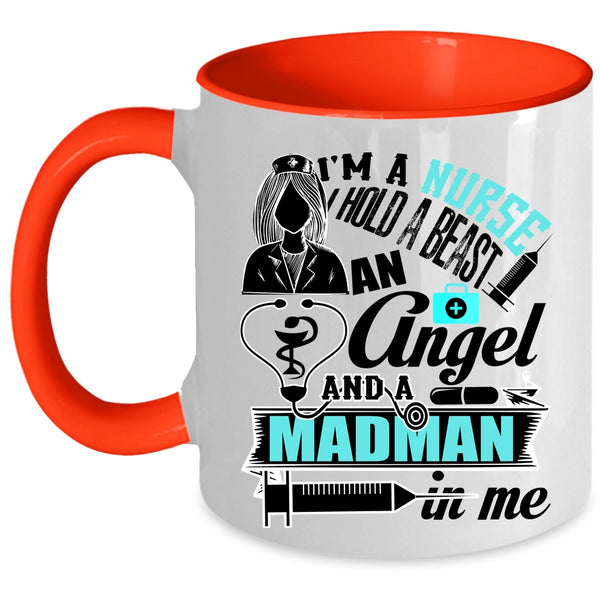 Funny Gift For Nurses Coffee Mug, I'm A Nurse Accent Mug