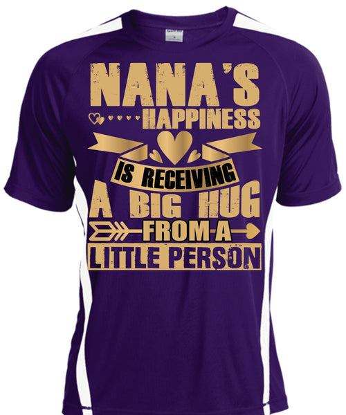 Nana's Happiness Is Receiving A Big Hug T Shirt, I Love Nana T Shirt, Cool Shirt