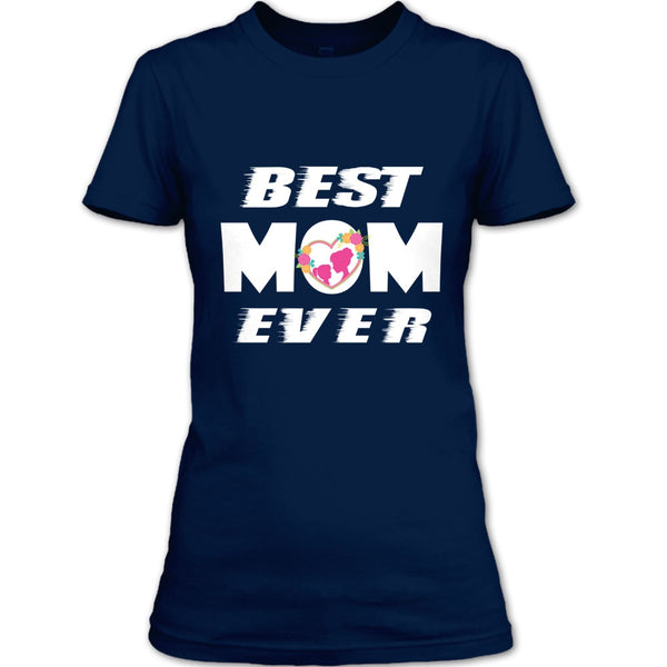 A black t-shirt with the shopify logo