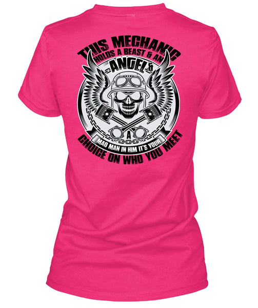 This Mechanic Holds A Beast T Shirt, I Love Mechanic T Shirt