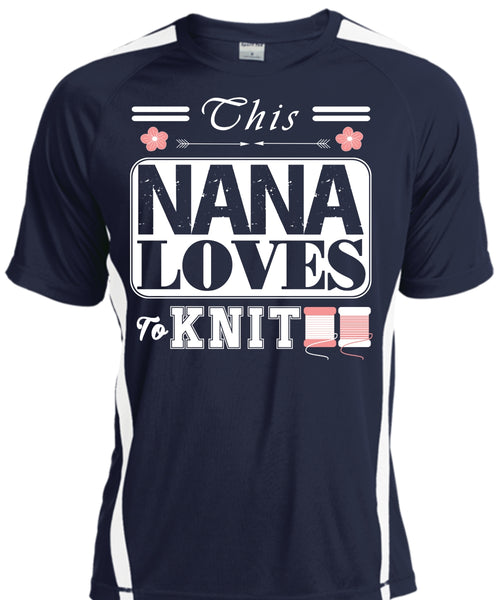 This Nana Loves To Knit T Shirt, Mother's Day T Shirt, Favorite T Shirt