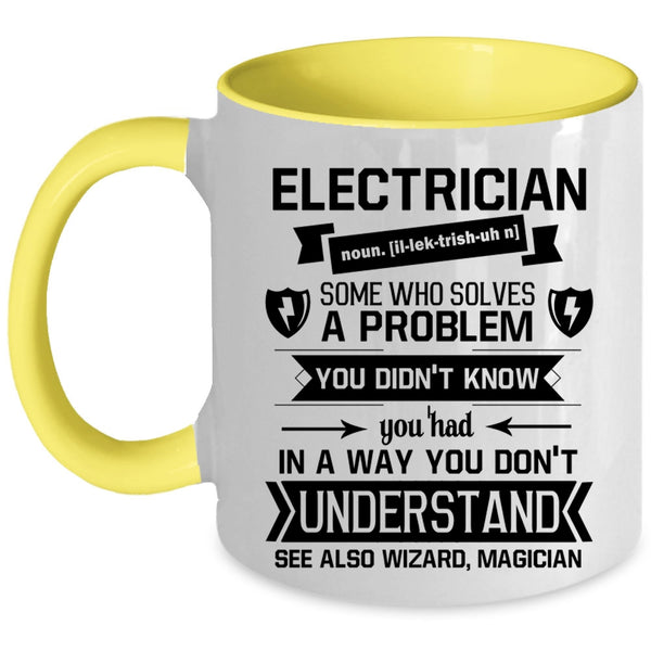 Best Electrician Ever Coffee Mug, Electrician Accent Mug