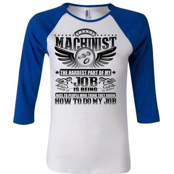 Machinist The Hardest T Shirt, I Love Machinist T Shirt, Awesome T-Shirts
