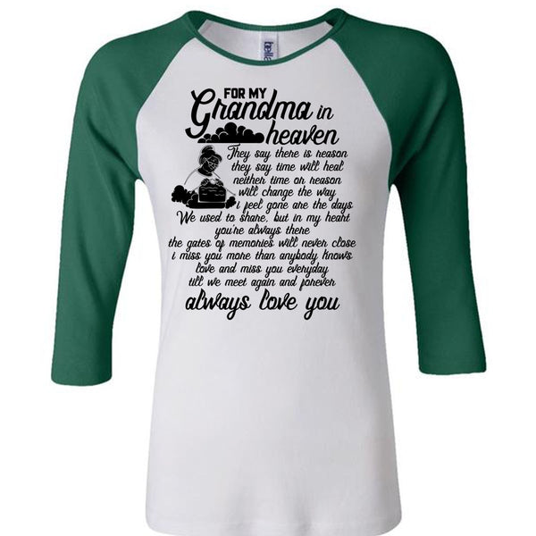 For My Grandma In Heaven T Shirt, I Love Grandma T Shirt, Awesome T-Shirts