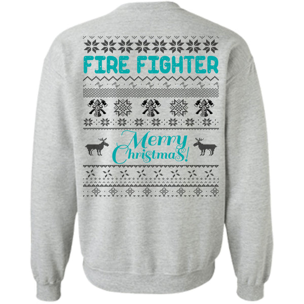 I Love Firefighter T Shirt, Firefighter Merry Christmas Sweatshirt